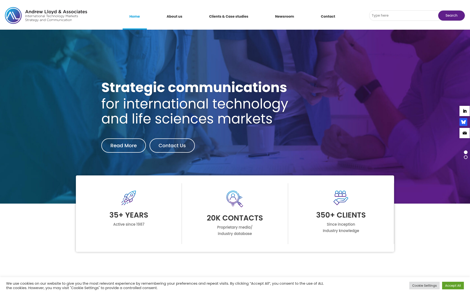 Screenshot of ala.associates