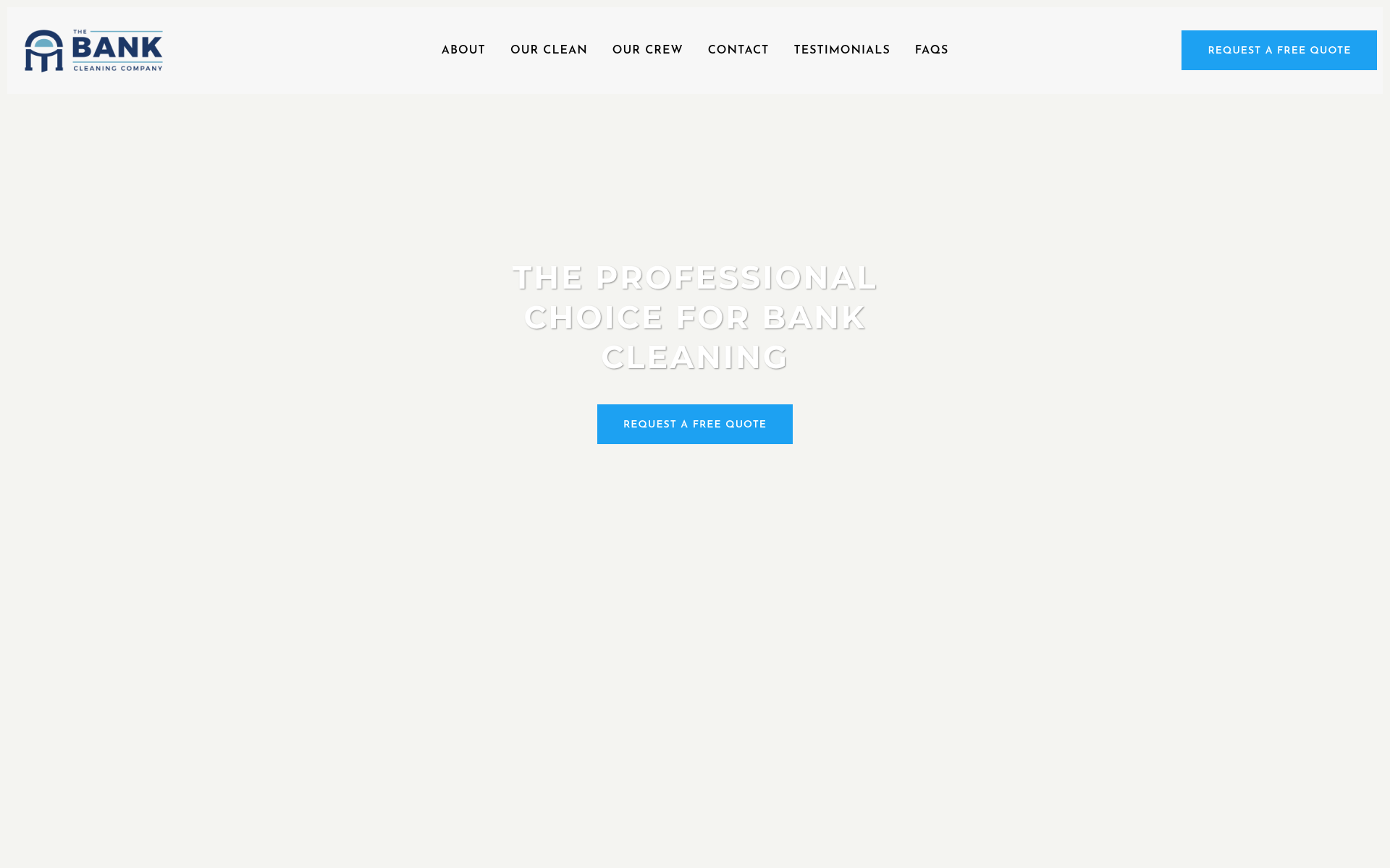 Screenshot of bank.cleaning