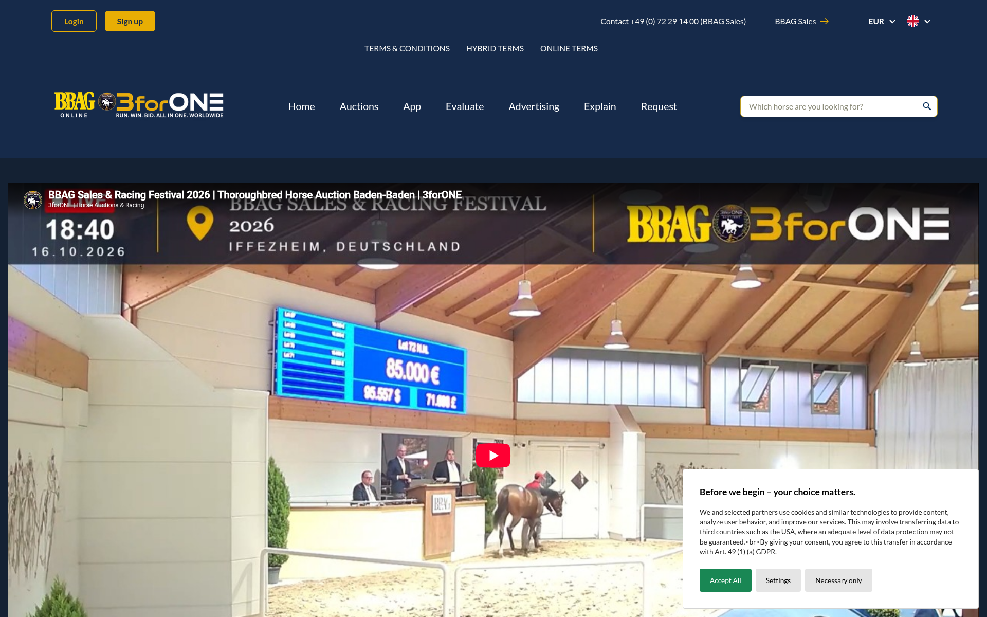 Screenshot of bbag.auction