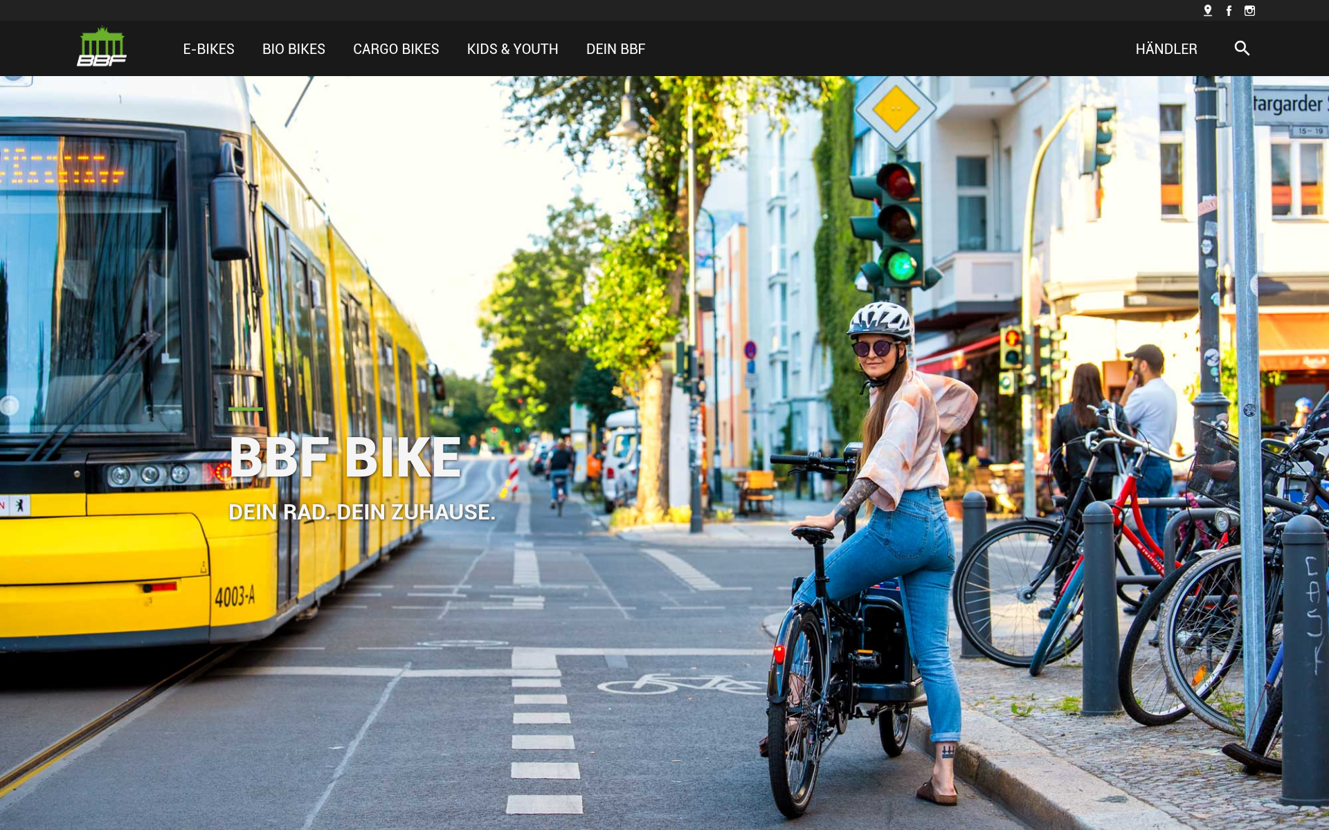 Screenshot of bbf.bike