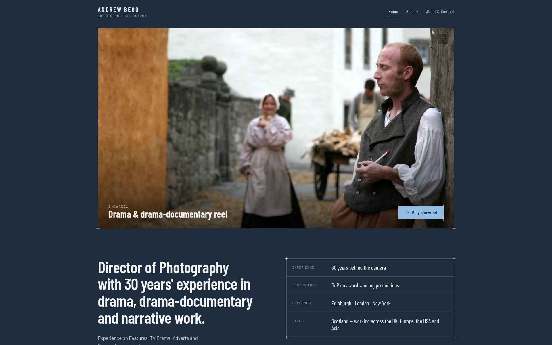 Screenshot of begg.camera