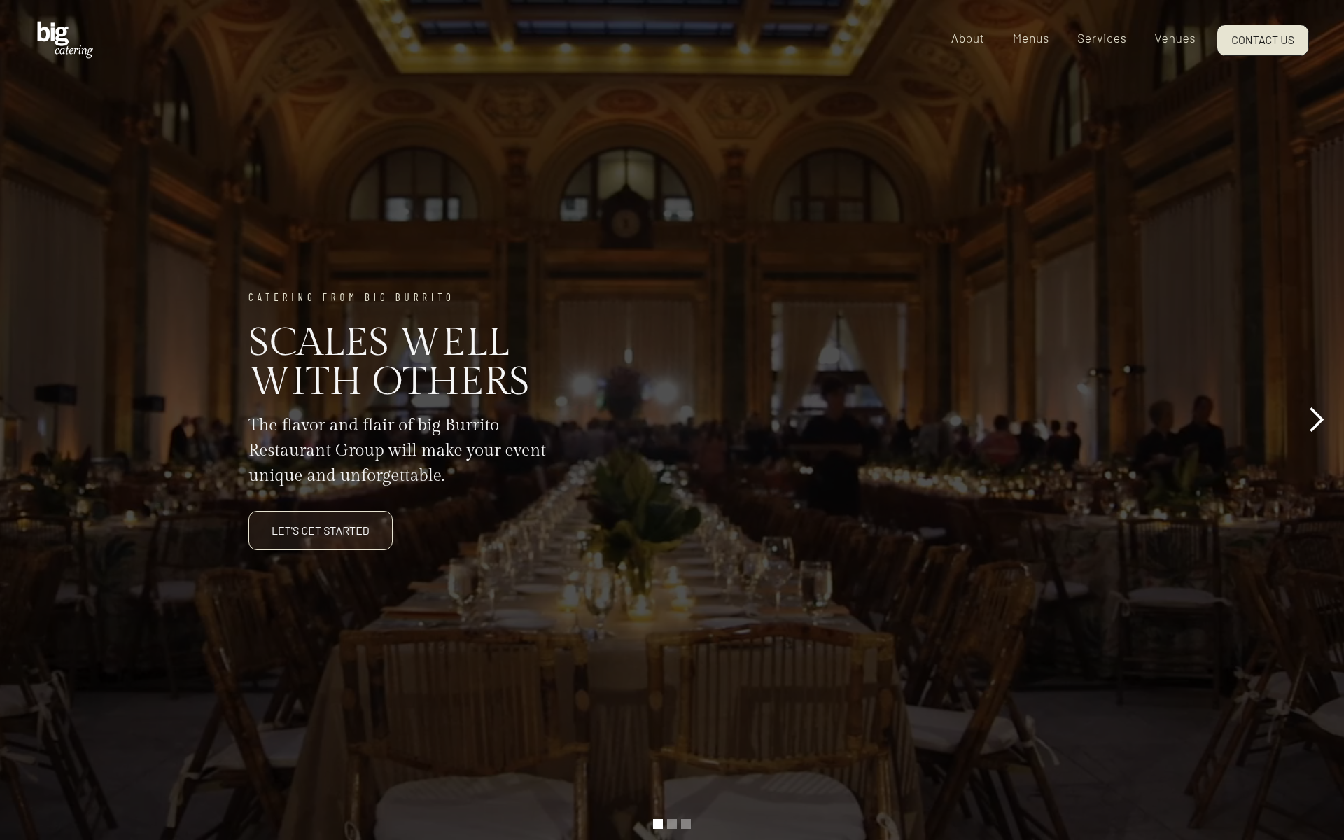 Screenshot of big.catering