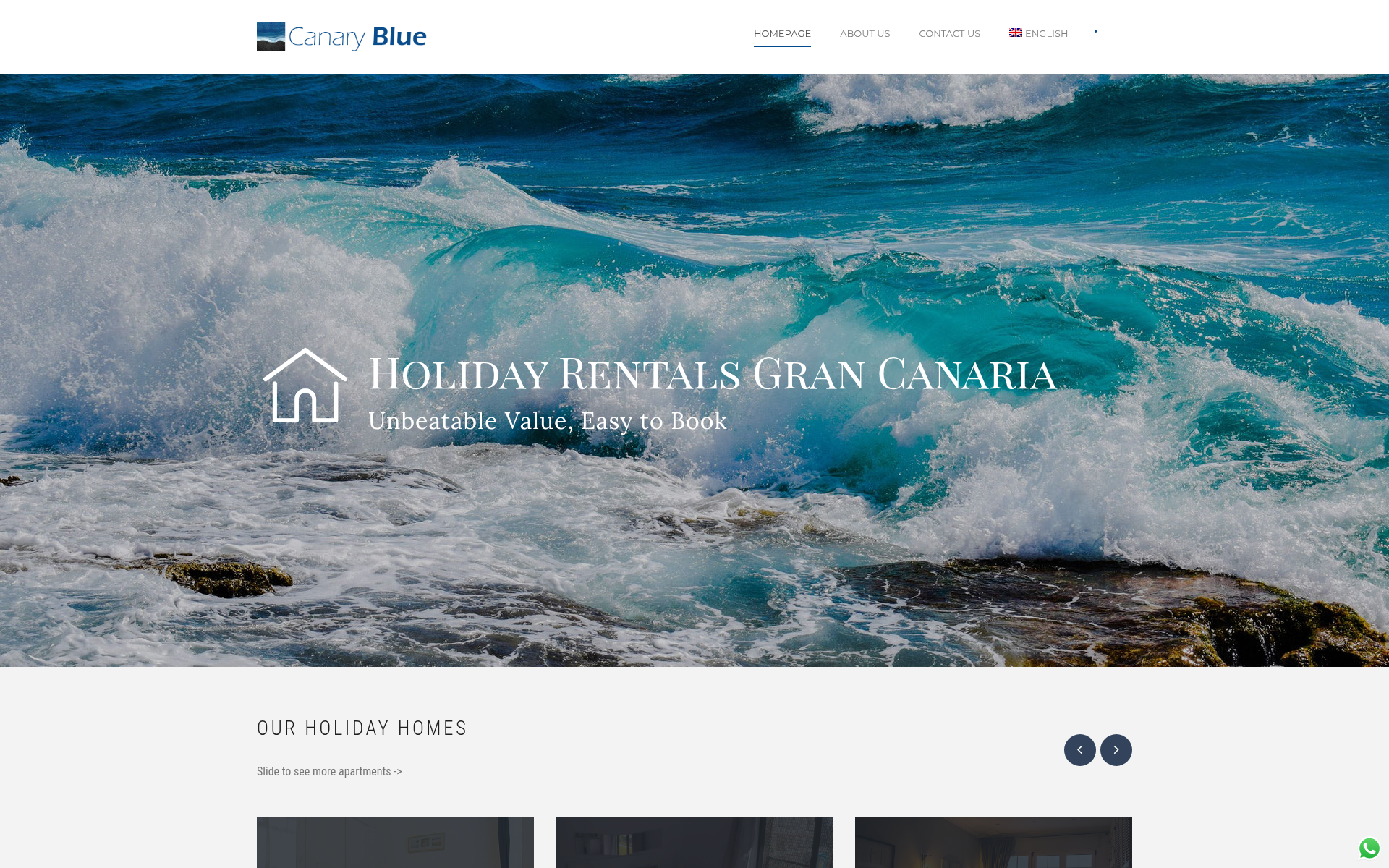 Screenshot of canary.blue
