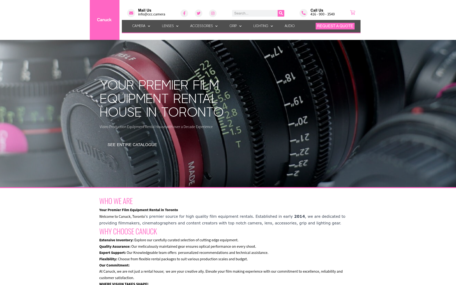 Screenshot of ccc.camera