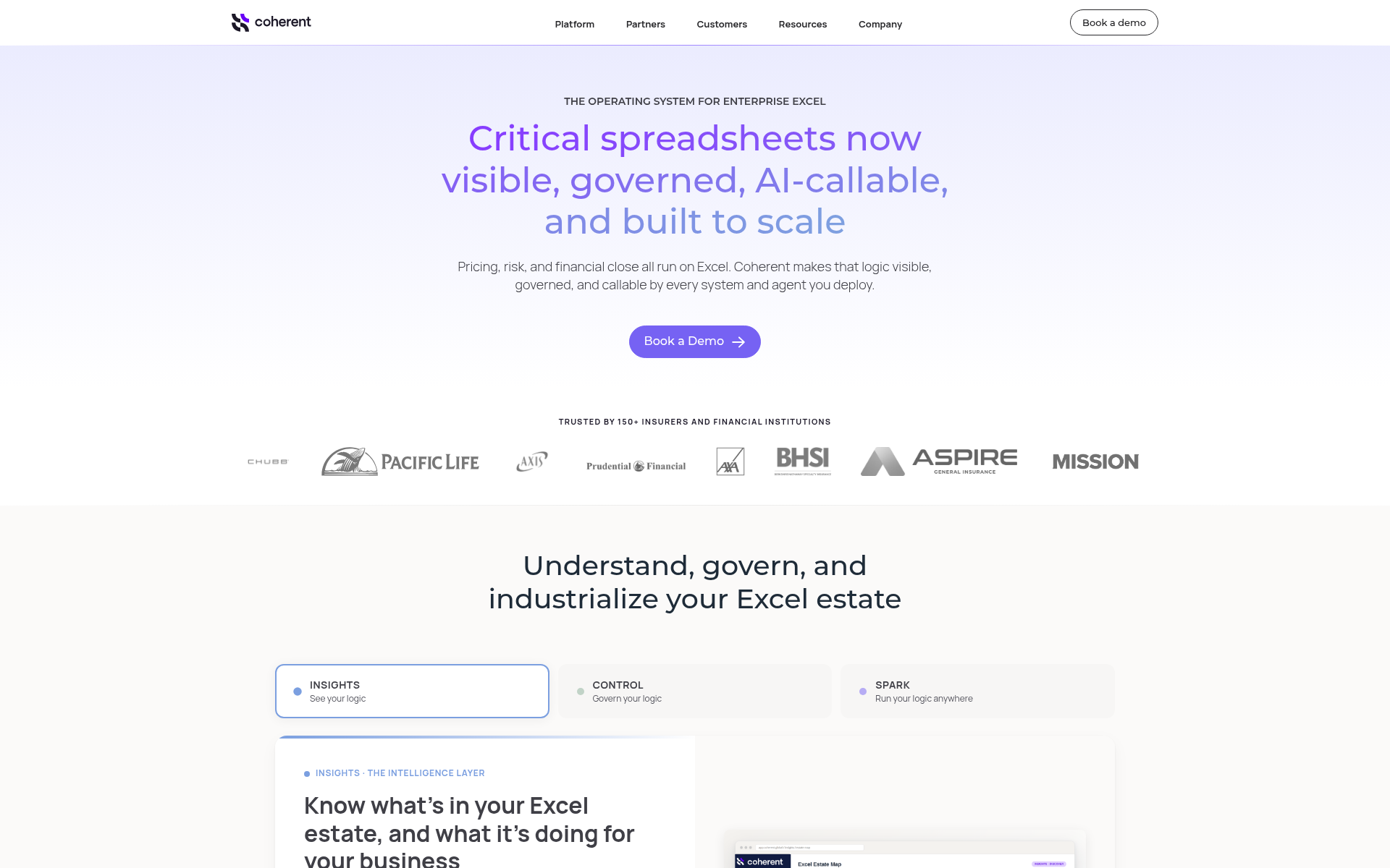 Screenshot of coherent.global