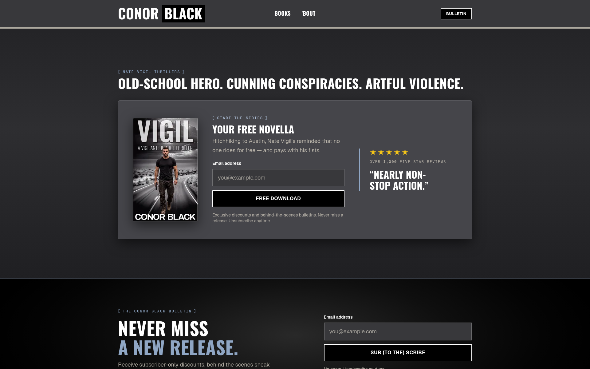 Screenshot of conor.black