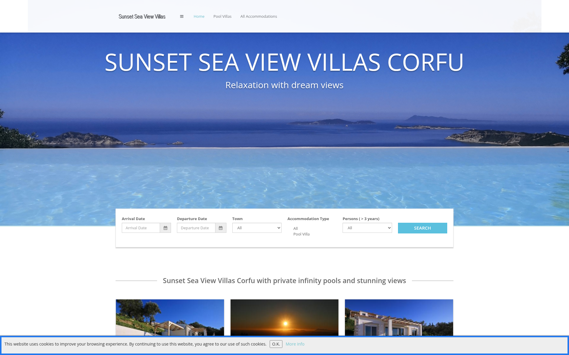 Screenshot of corfu.apartments