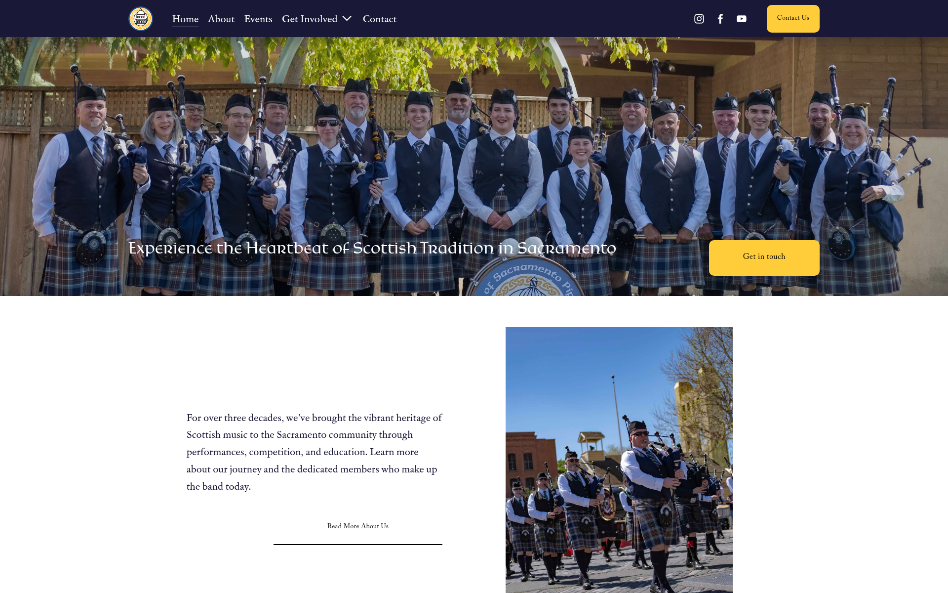 Screenshot of cspb.band