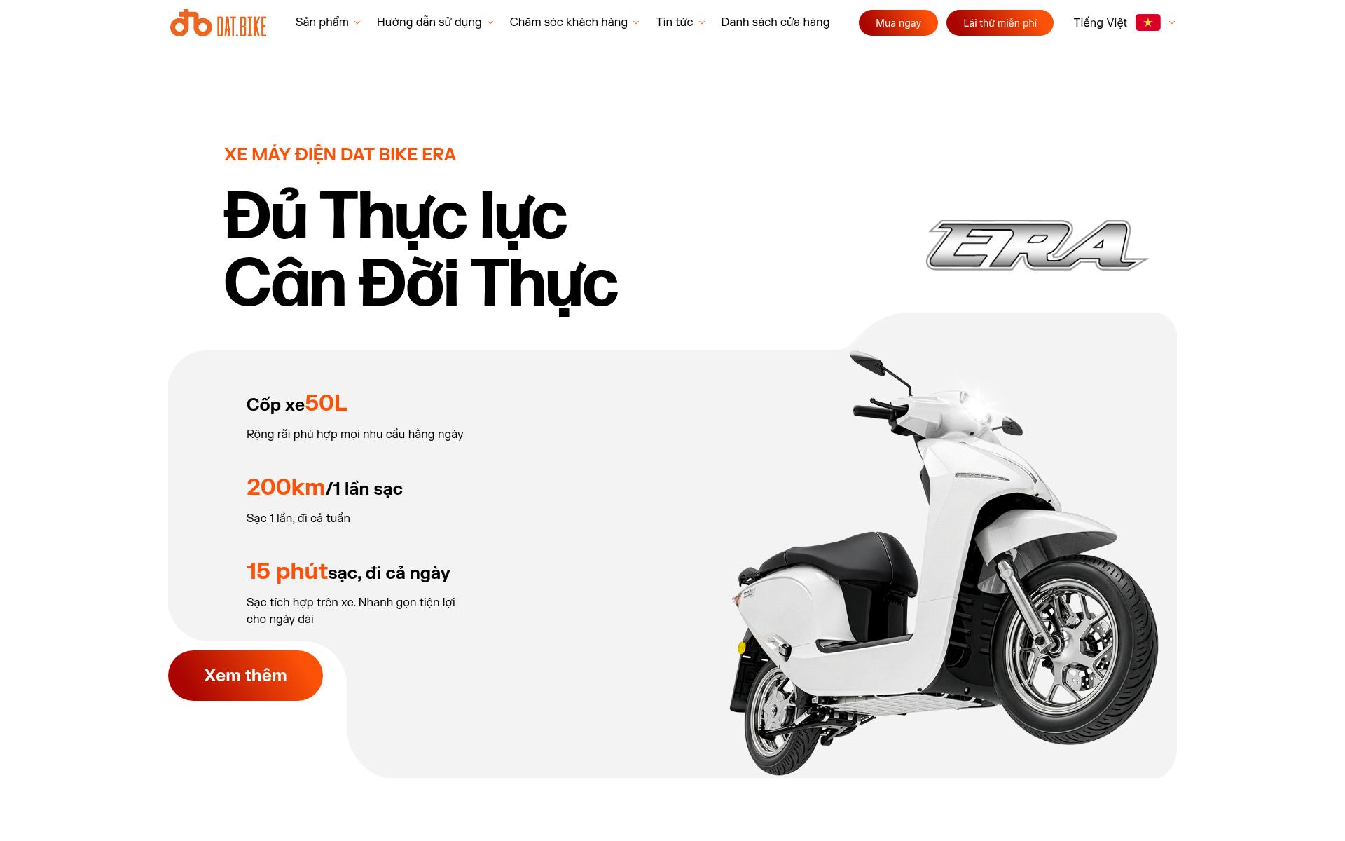 Screenshot of dat.bike