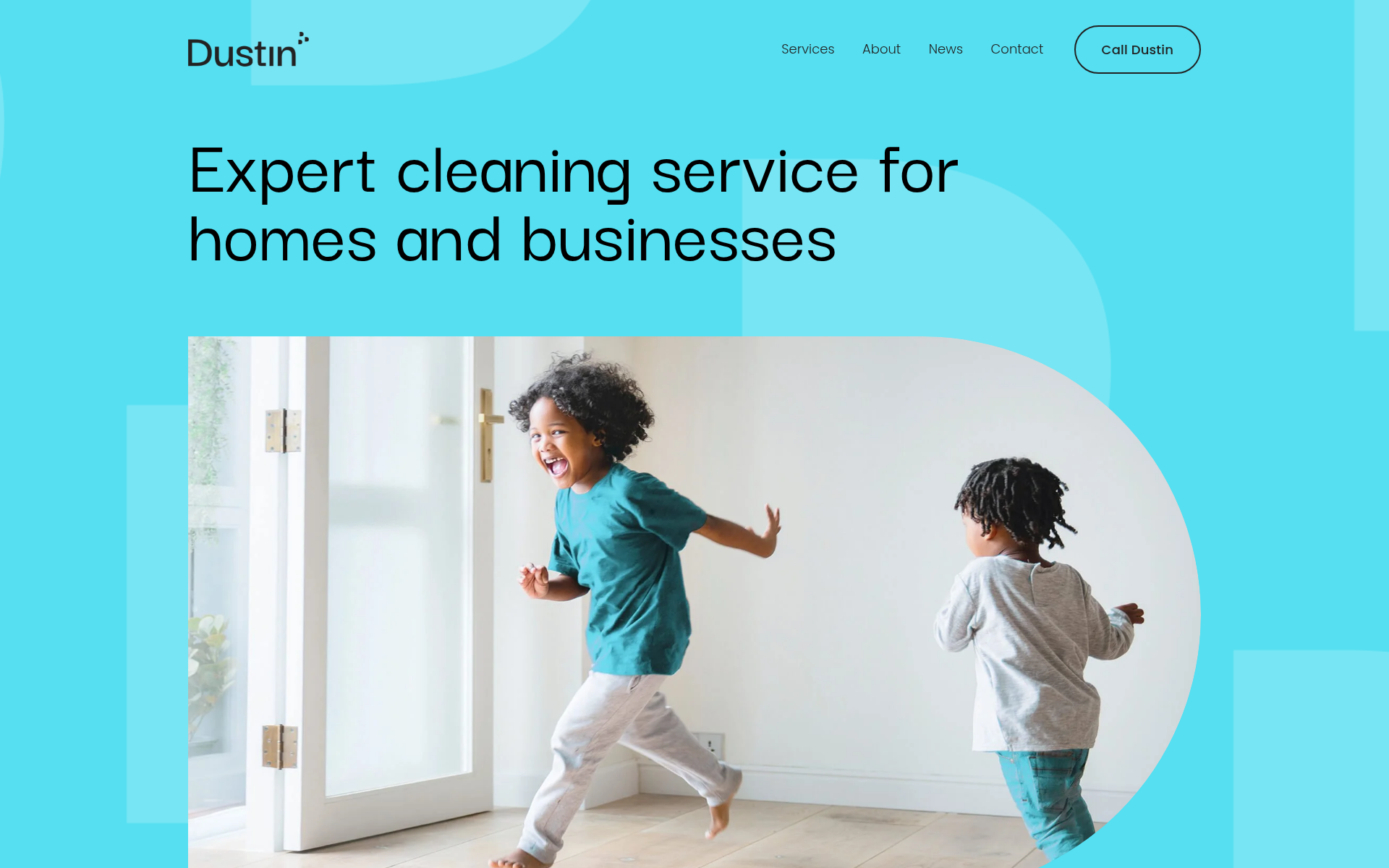 Screenshot of dustin.cleaning