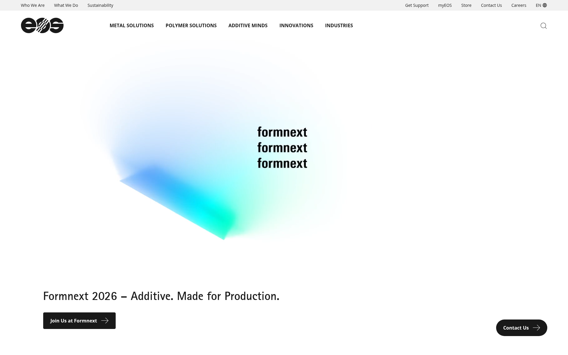 Screenshot of eos.info