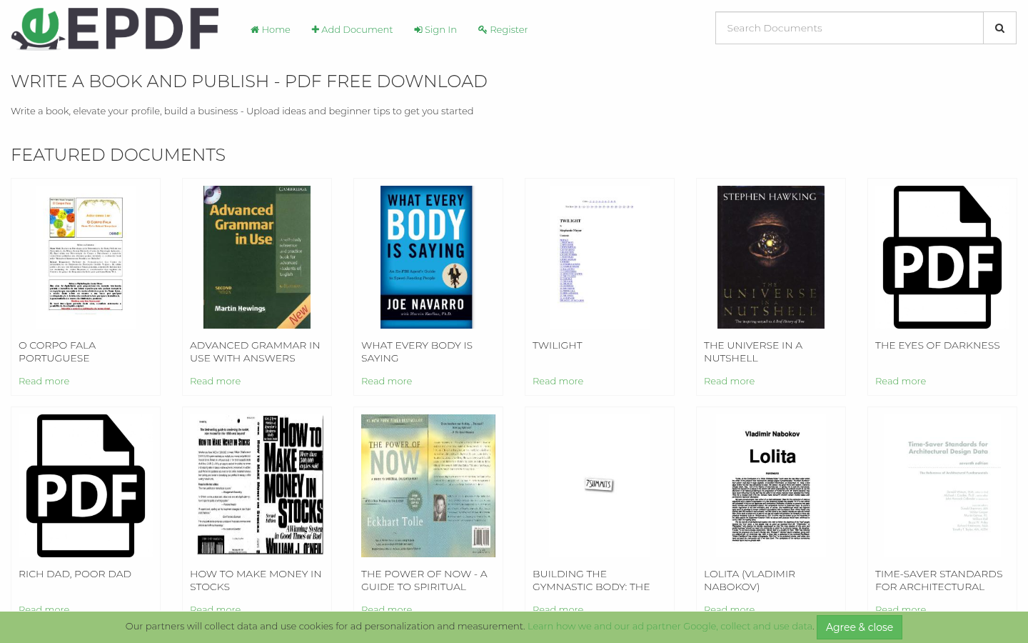 Screenshot of epdf.pub