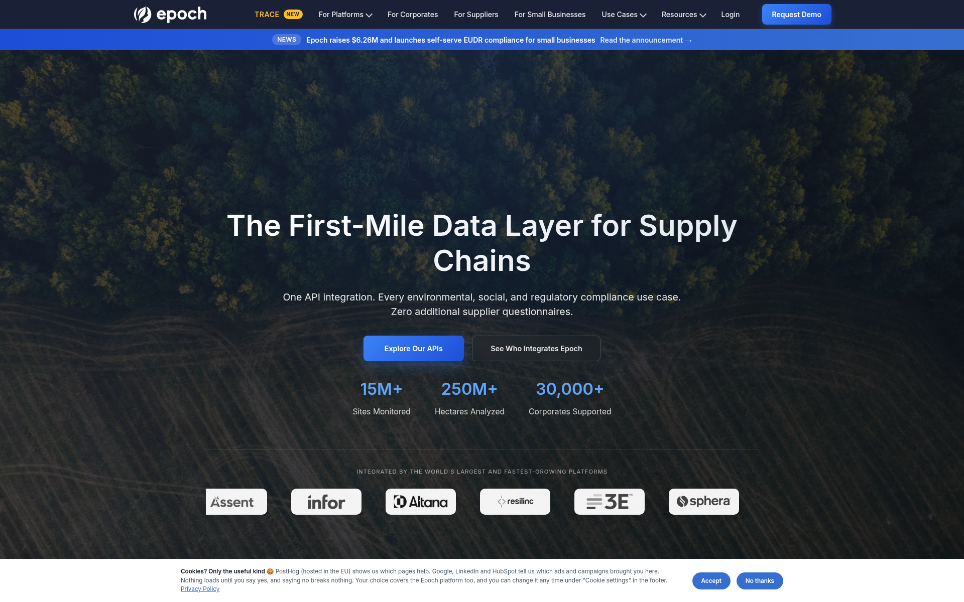 Screenshot of epoch.blue