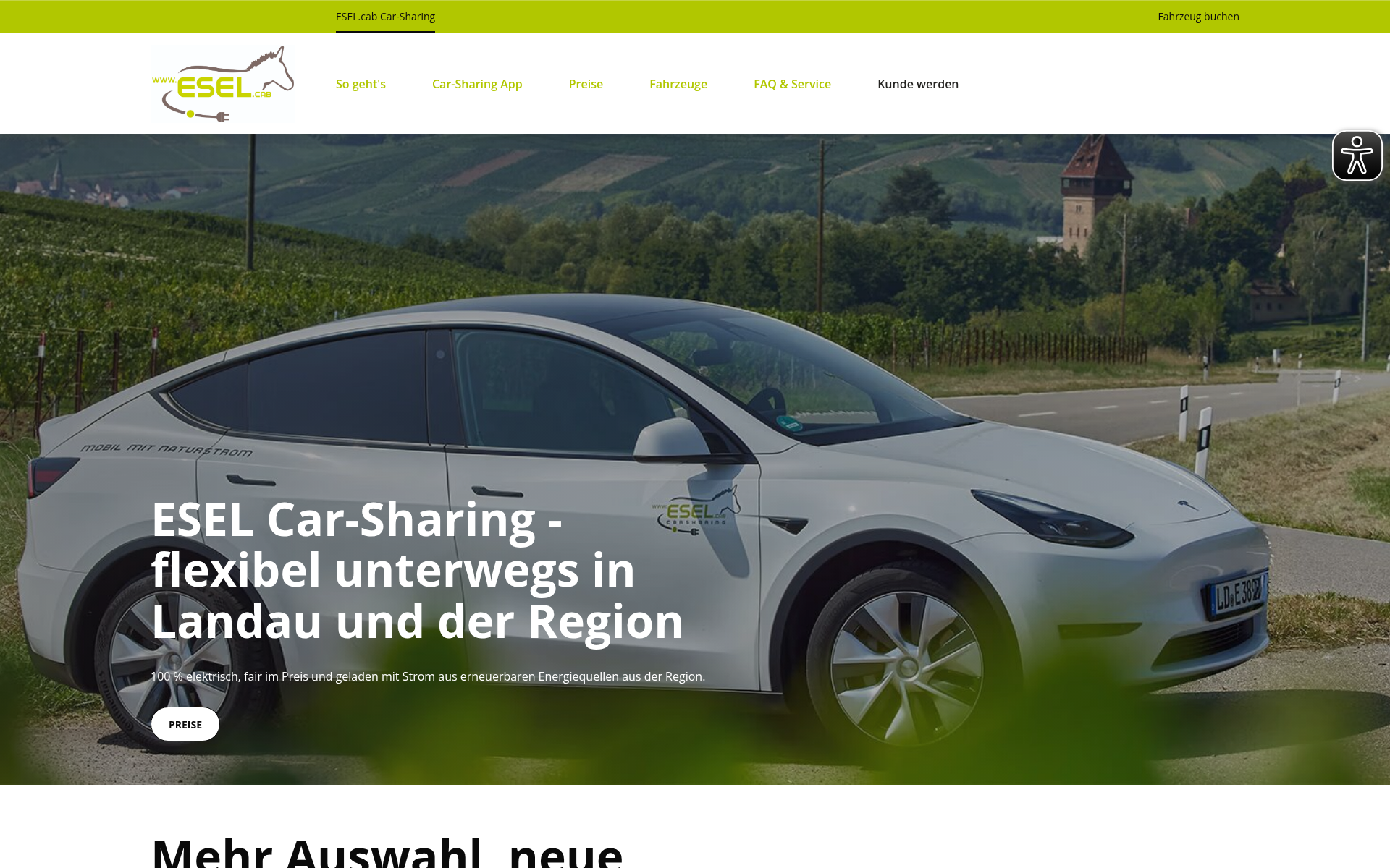 Screenshot of esel.cab
