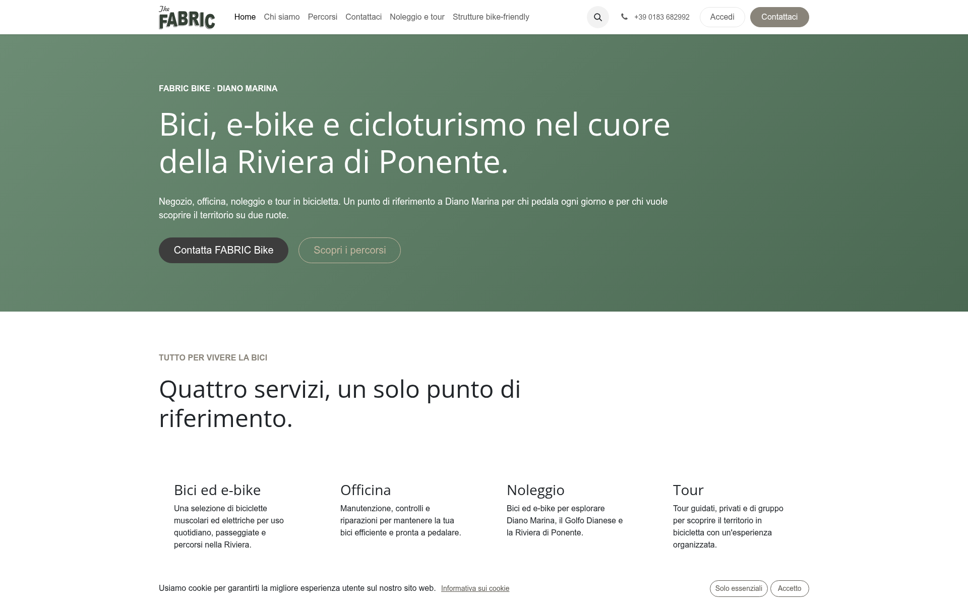 Screenshot of fabric.cafe