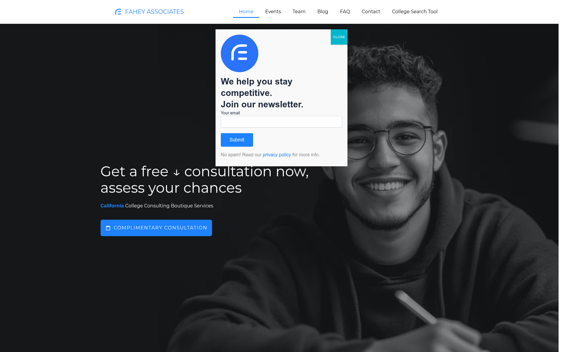Screenshot of fahey.associates