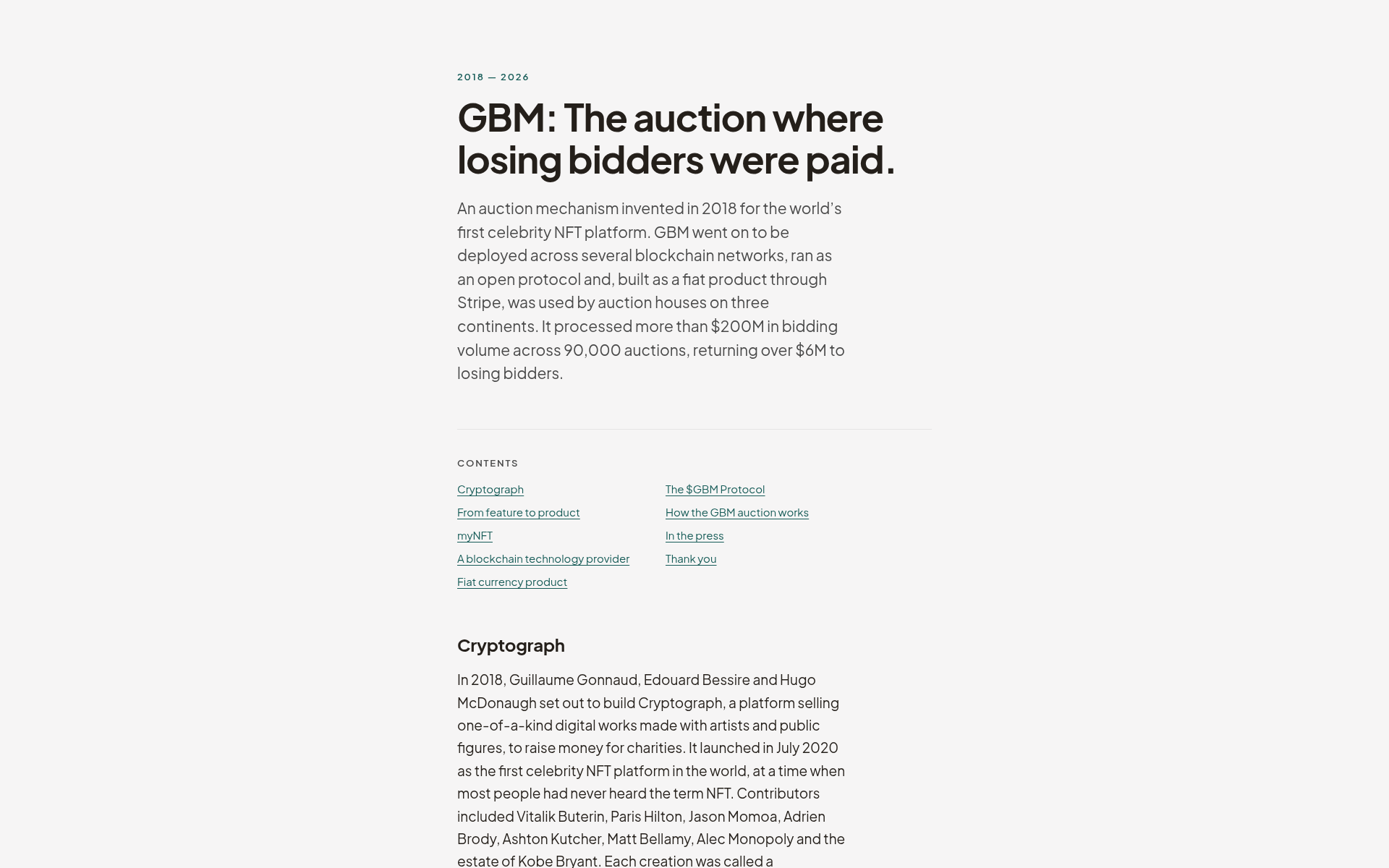 Screenshot of gbm.auction