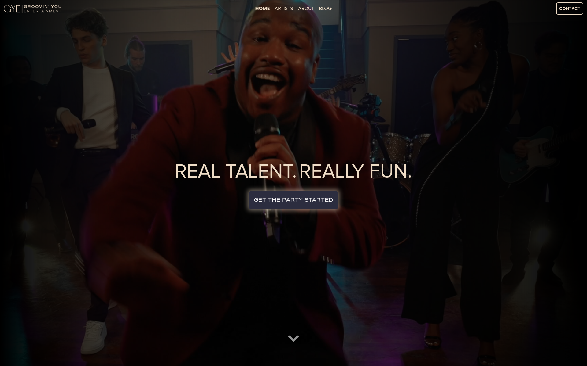 Screenshot of gye.band