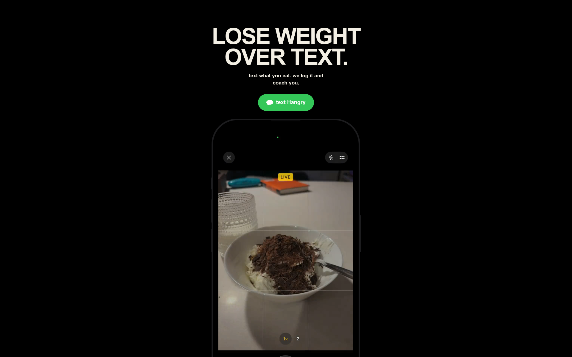Screenshot of hangry.chat