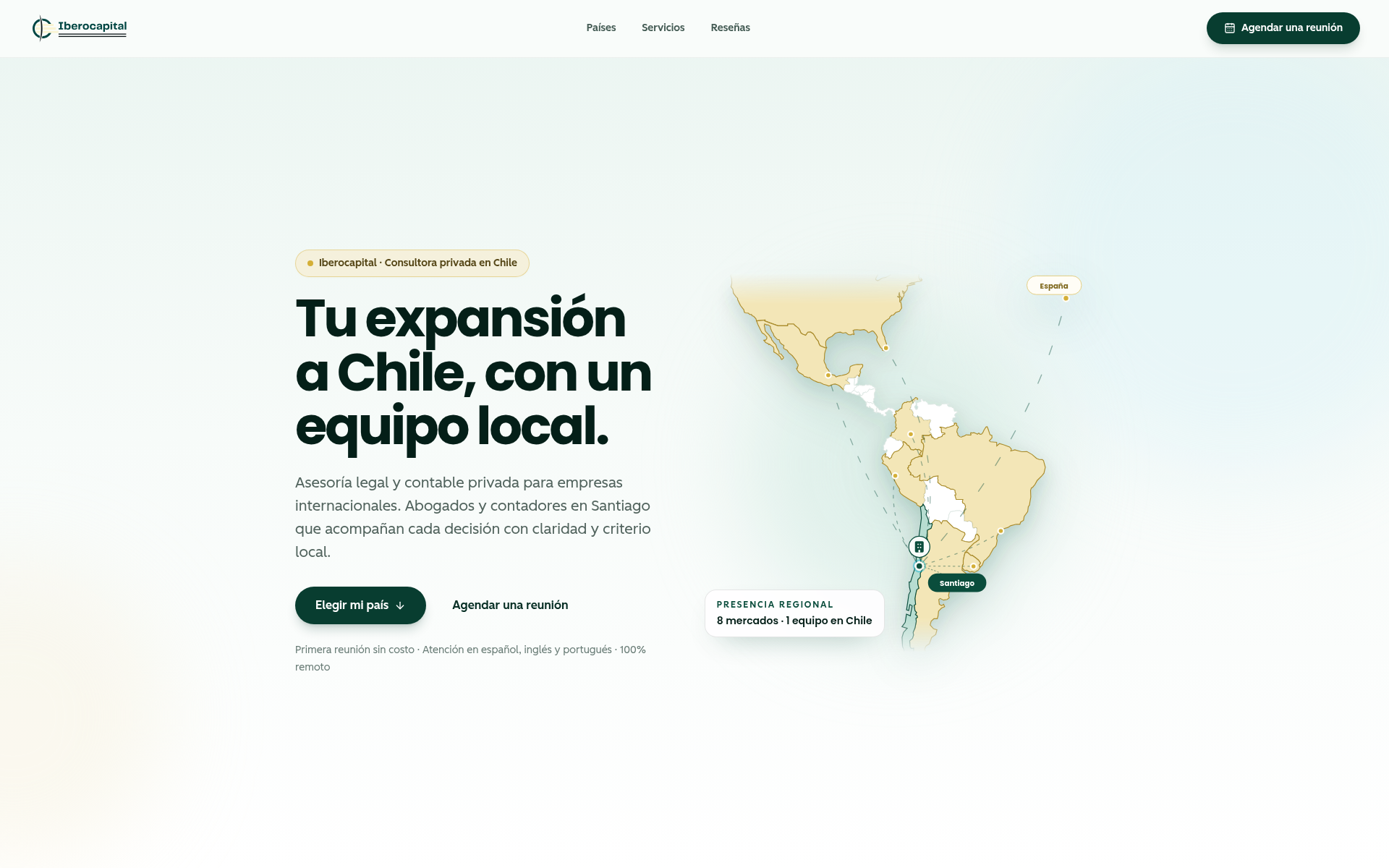 Screenshot of ibero.capital