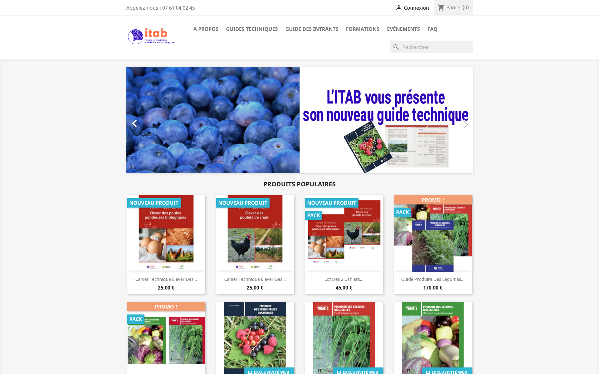 Screenshot of itab.boutique