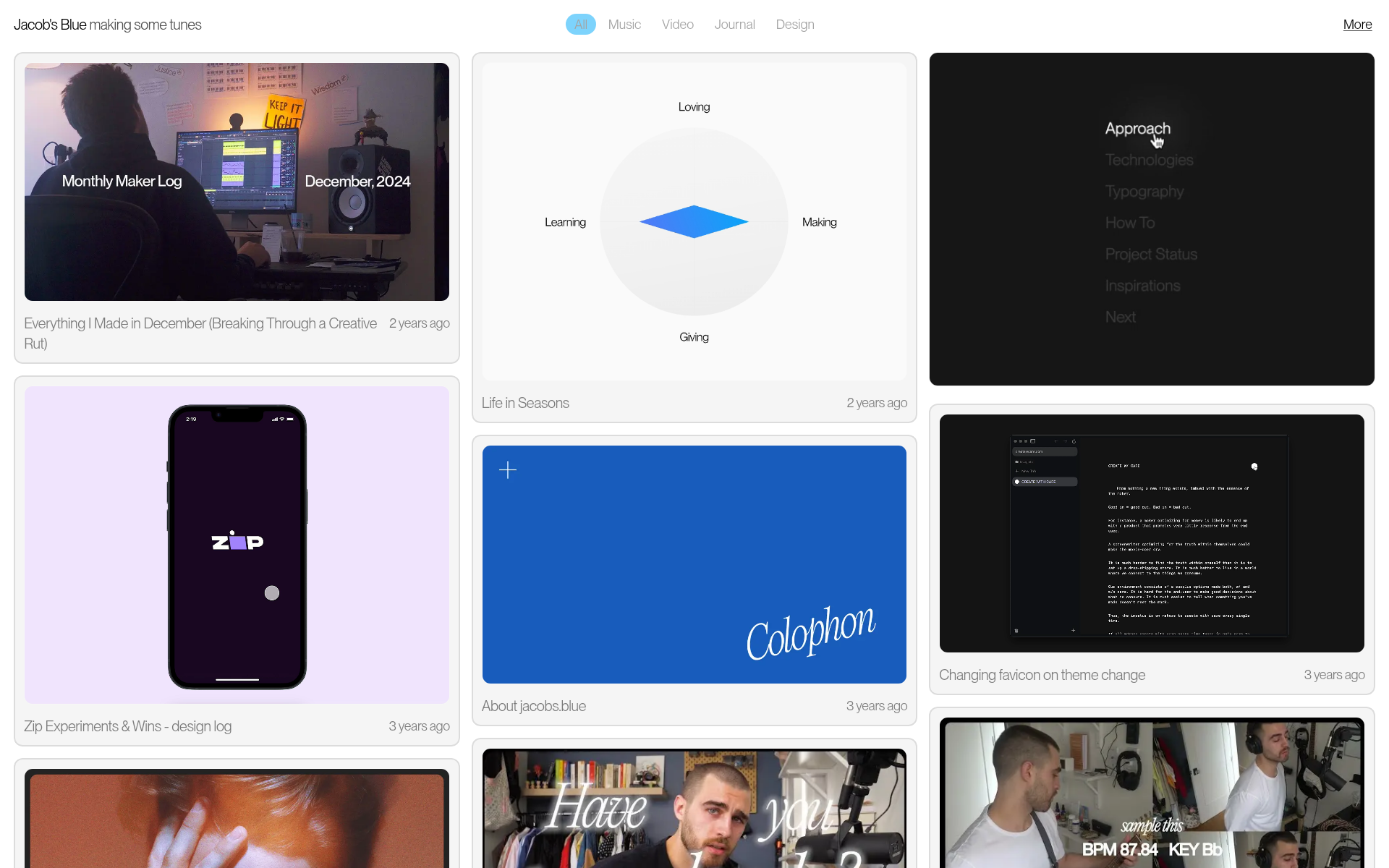 Screenshot of jacobs.blue