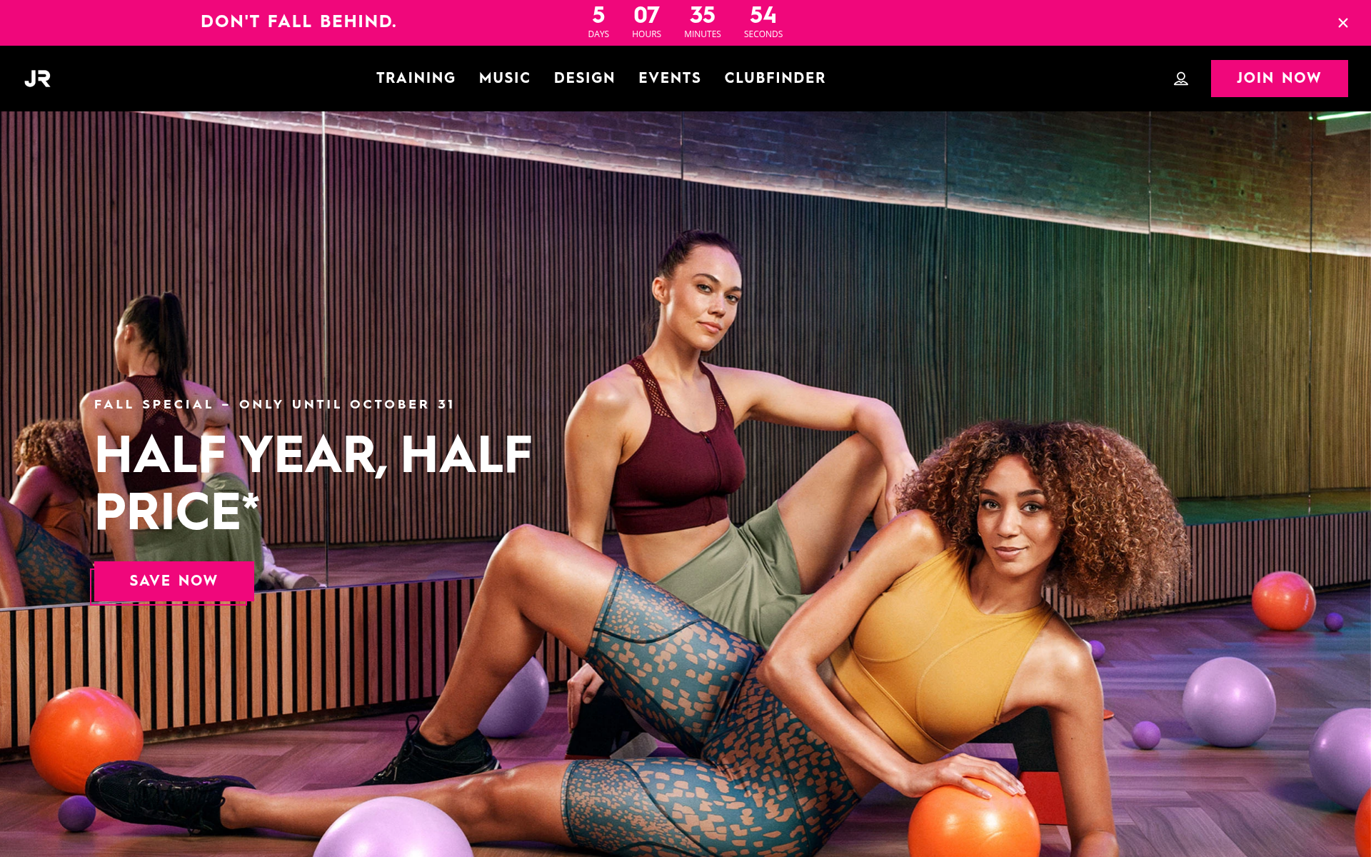 Screenshot of johnreed.fitness