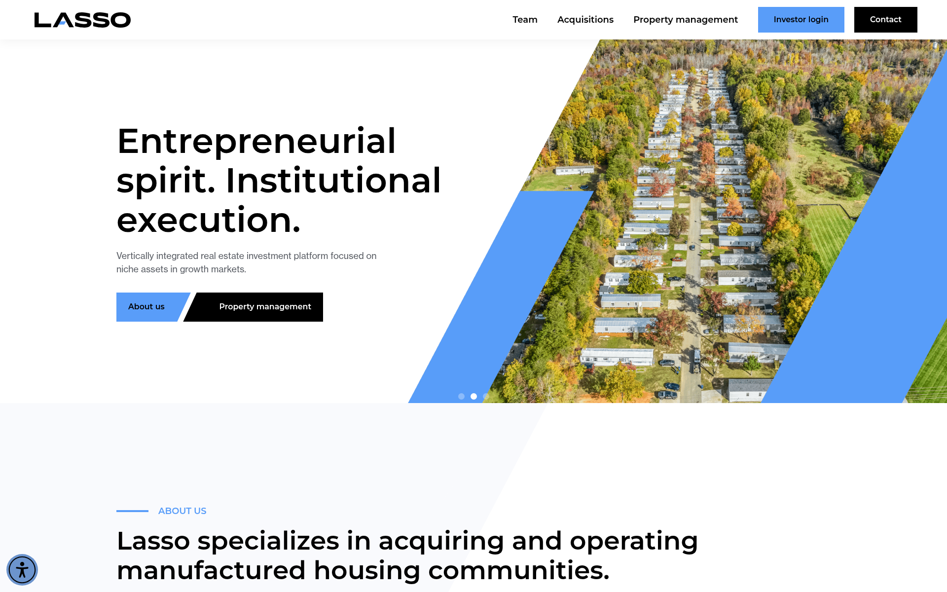 Screenshot of lasso.capital