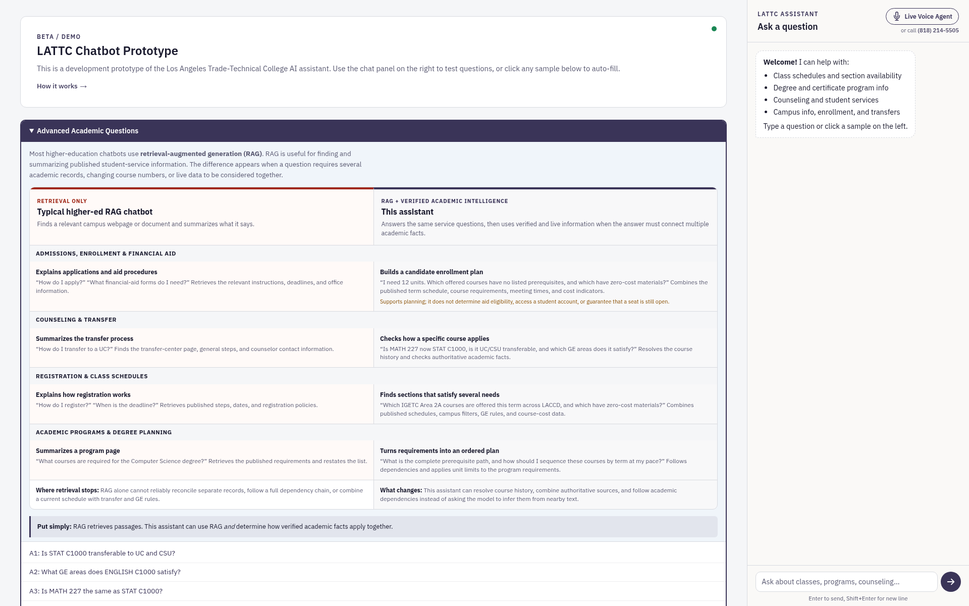 Screenshot of lattc.chat