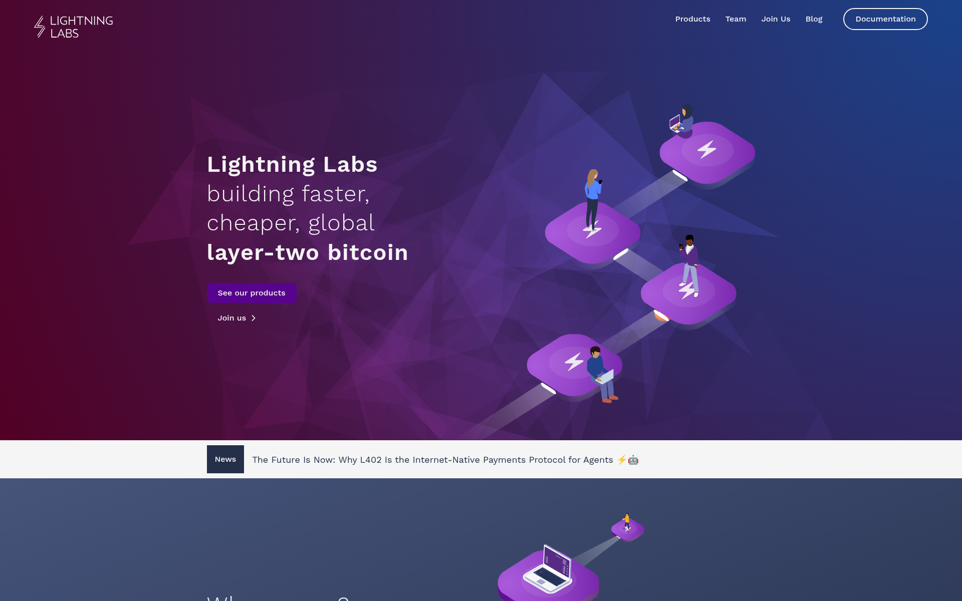 Screenshot of lightning.engineering