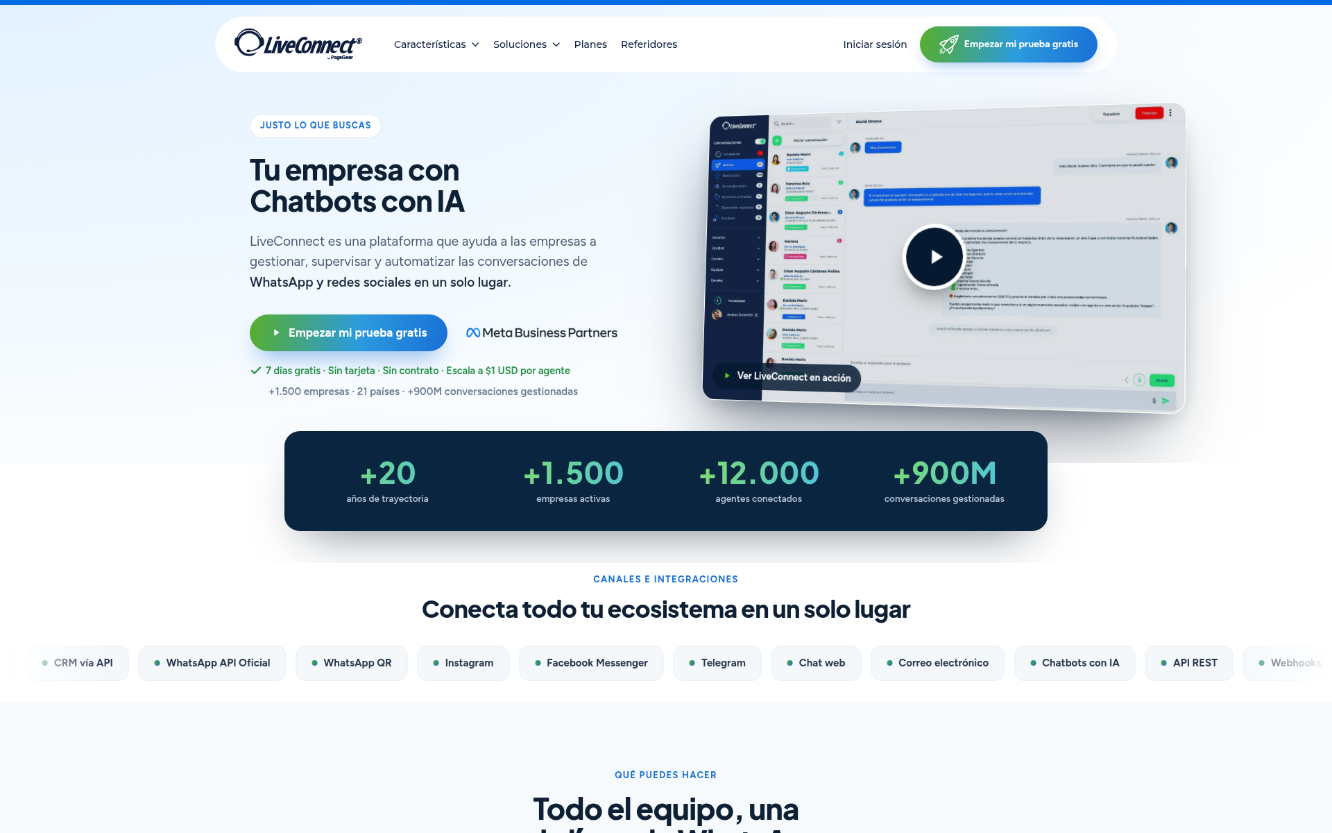 Screenshot of liveconnect.chat