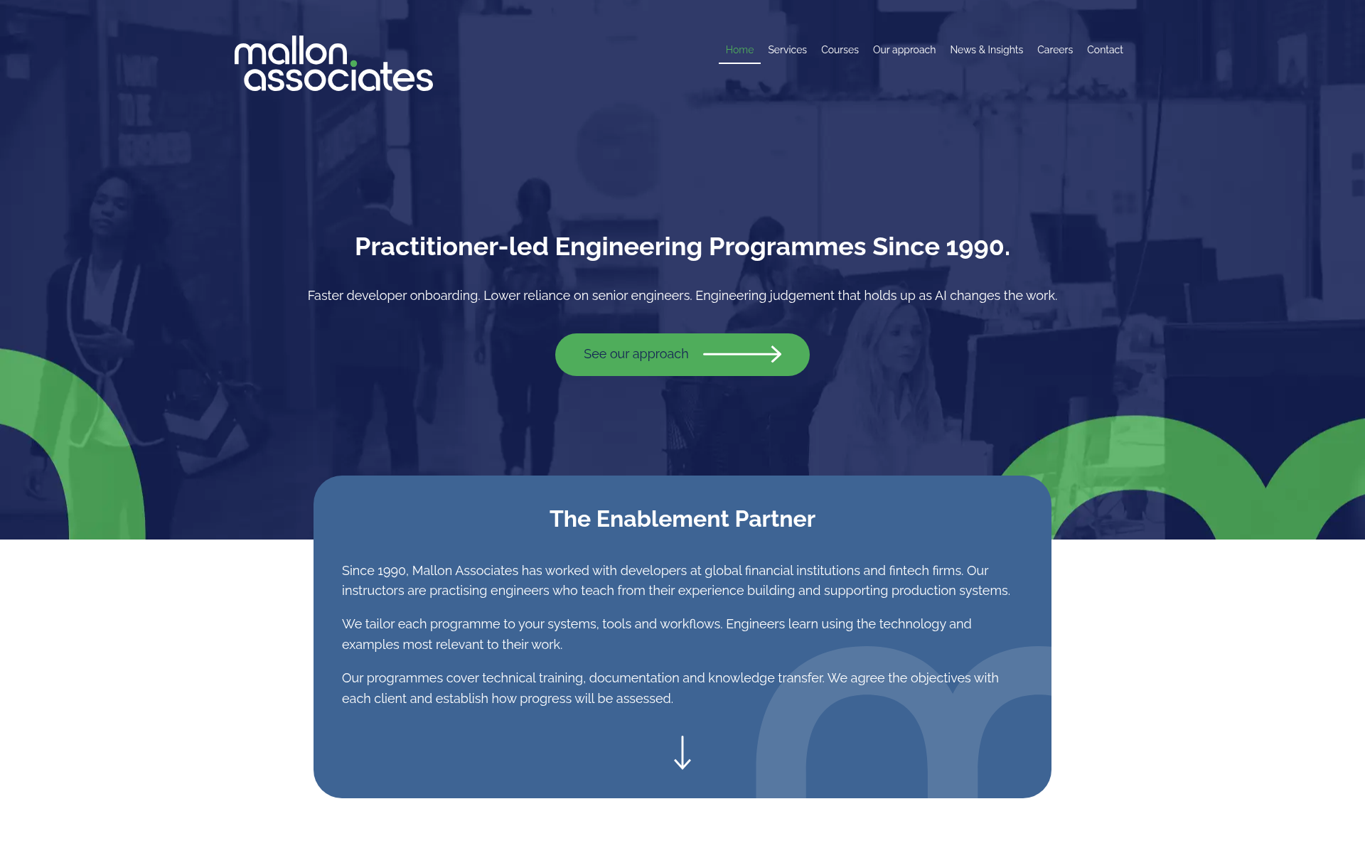 Screenshot of mallon.associates