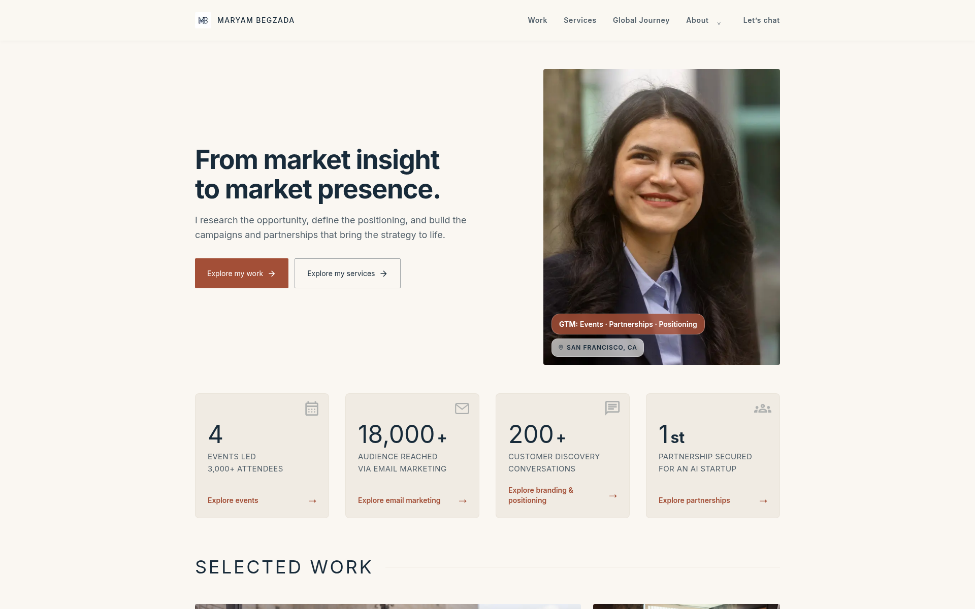 Screenshot of maryam.chat
