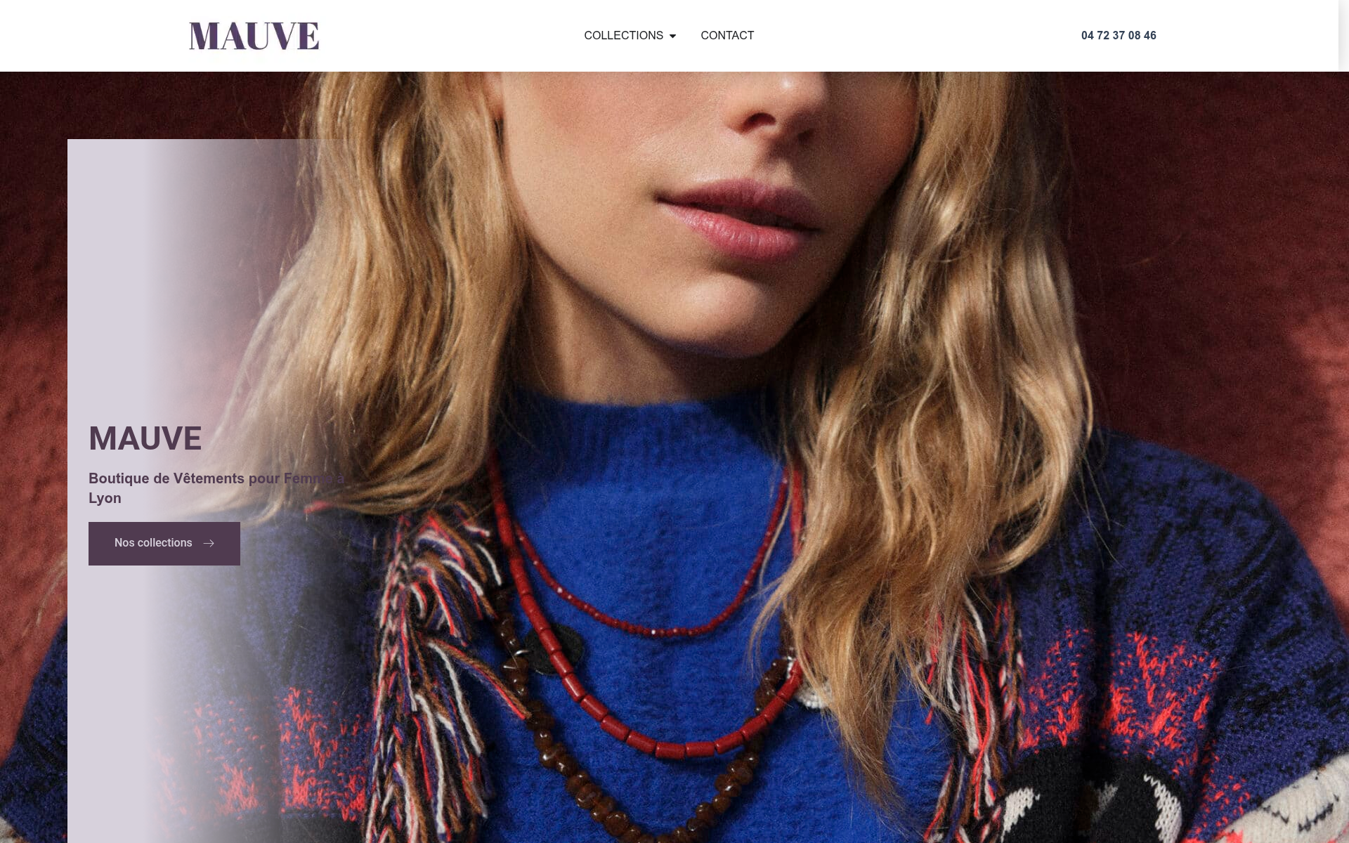 Screenshot of mauve.boutique