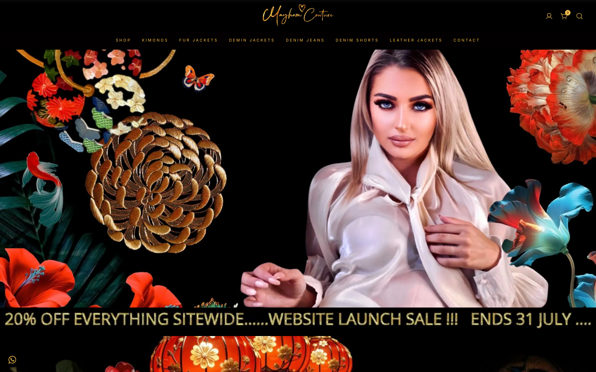 Screenshot of mayhem.boutique