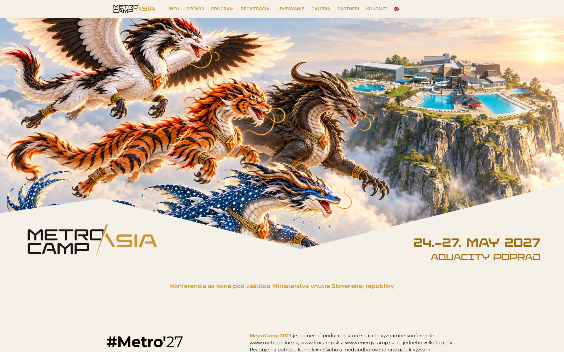 Screenshot of metro.camp