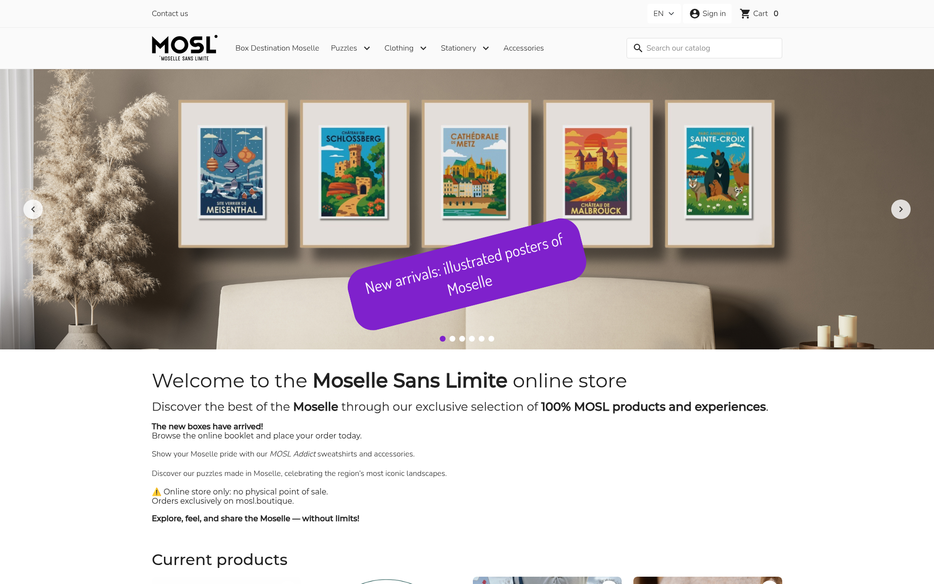 Screenshot of mosl.boutique