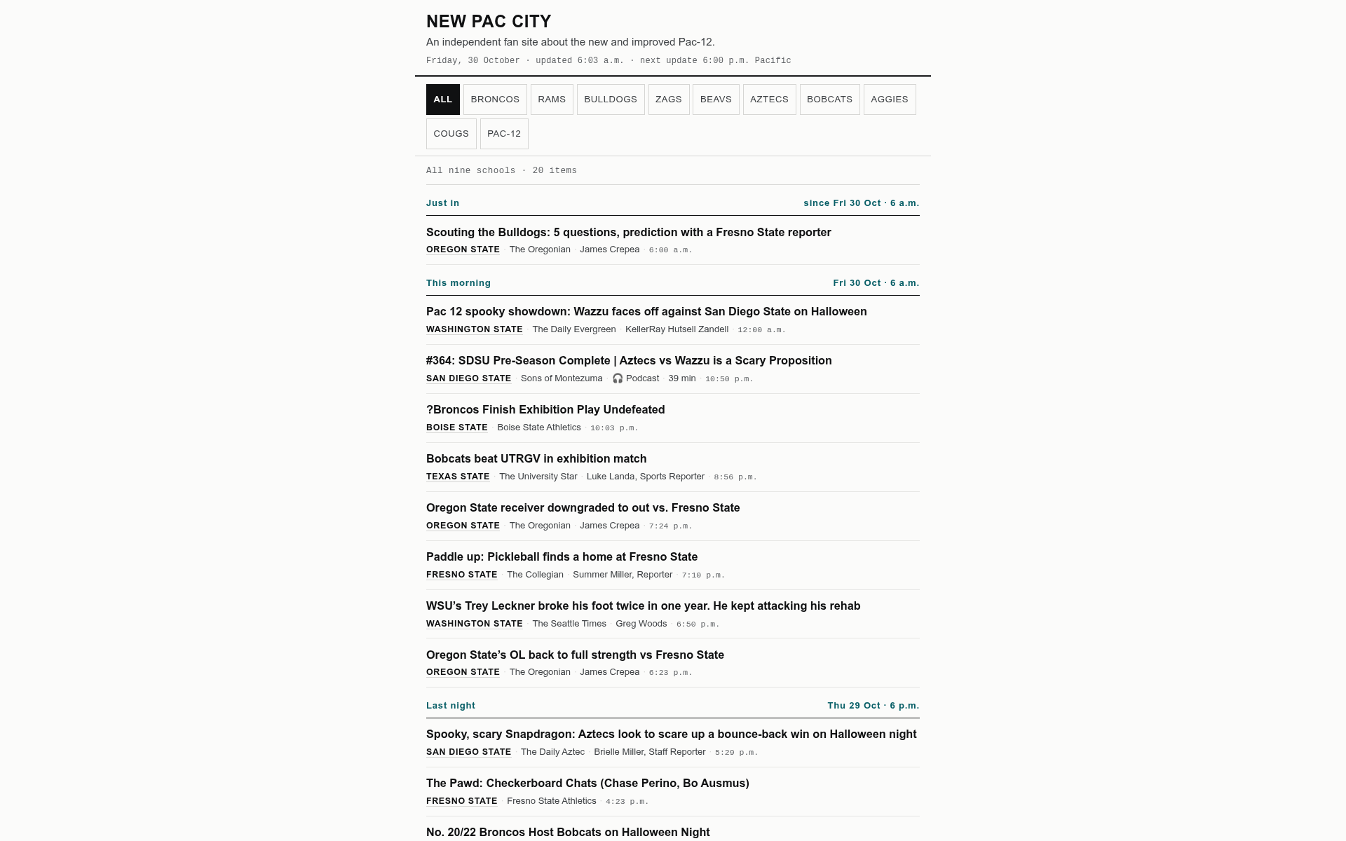 Screenshot of newpac.city