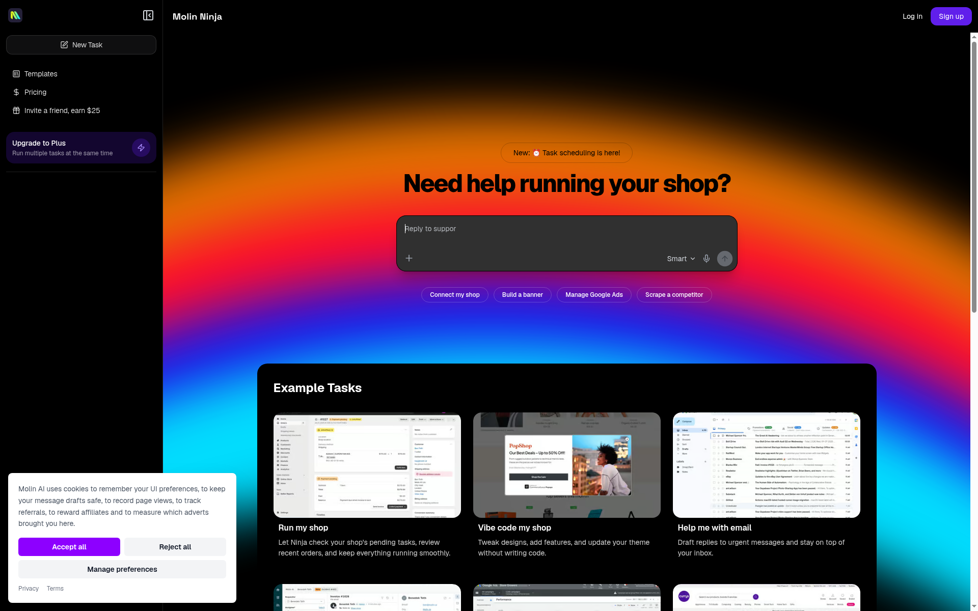 Screenshot of ninja.cab