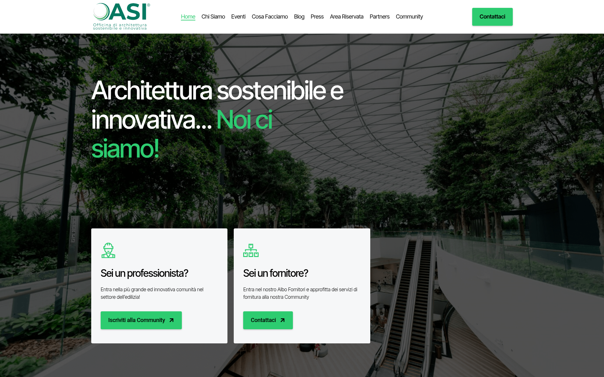 Screenshot of oasi.archi