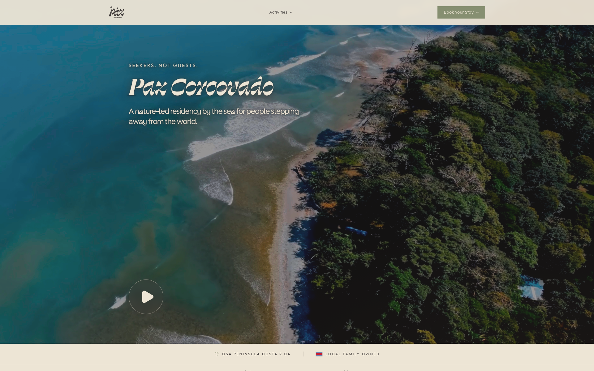 Screenshot of paz.center