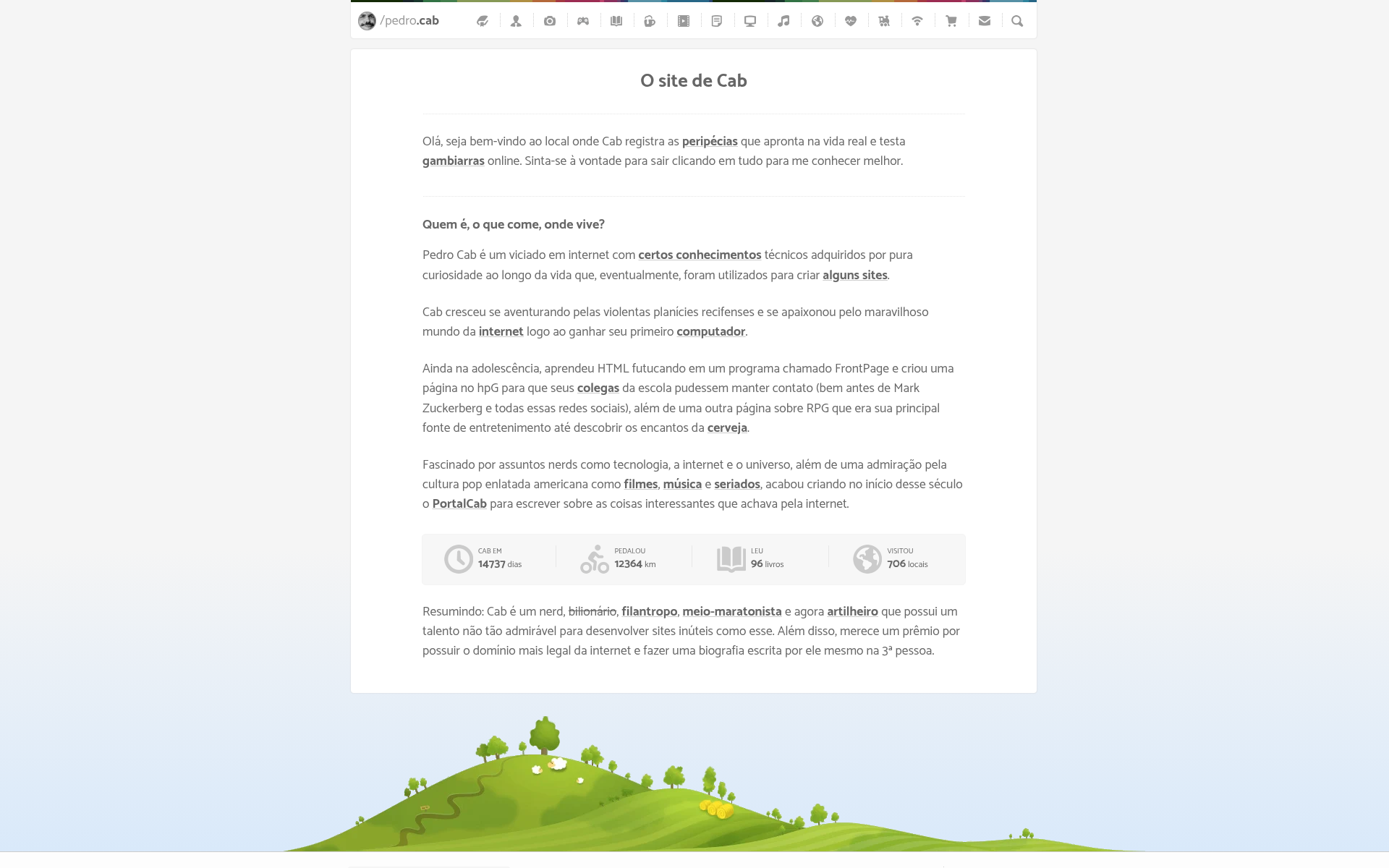 Screenshot of pedro.cab