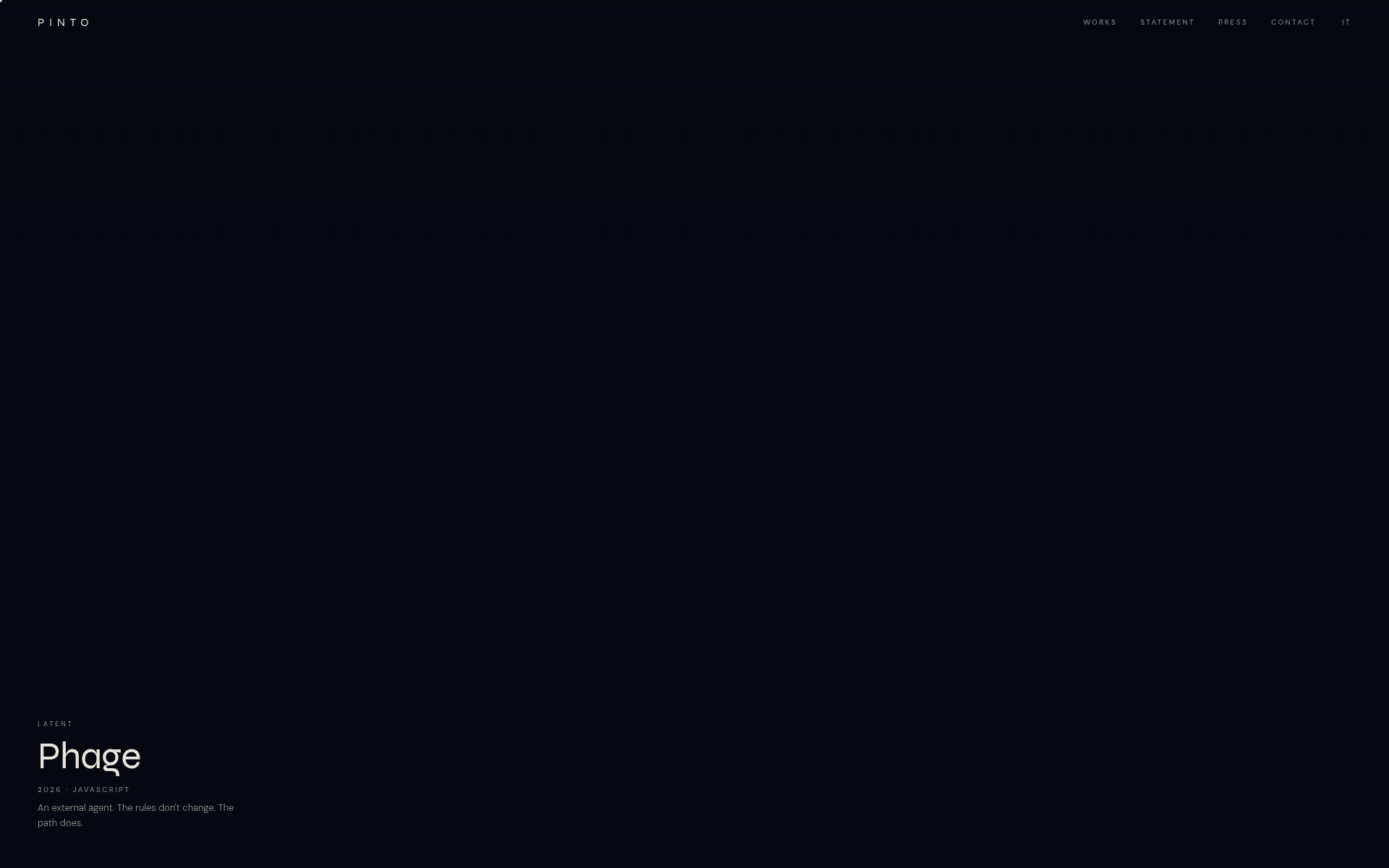 Screenshot of pinto.codes