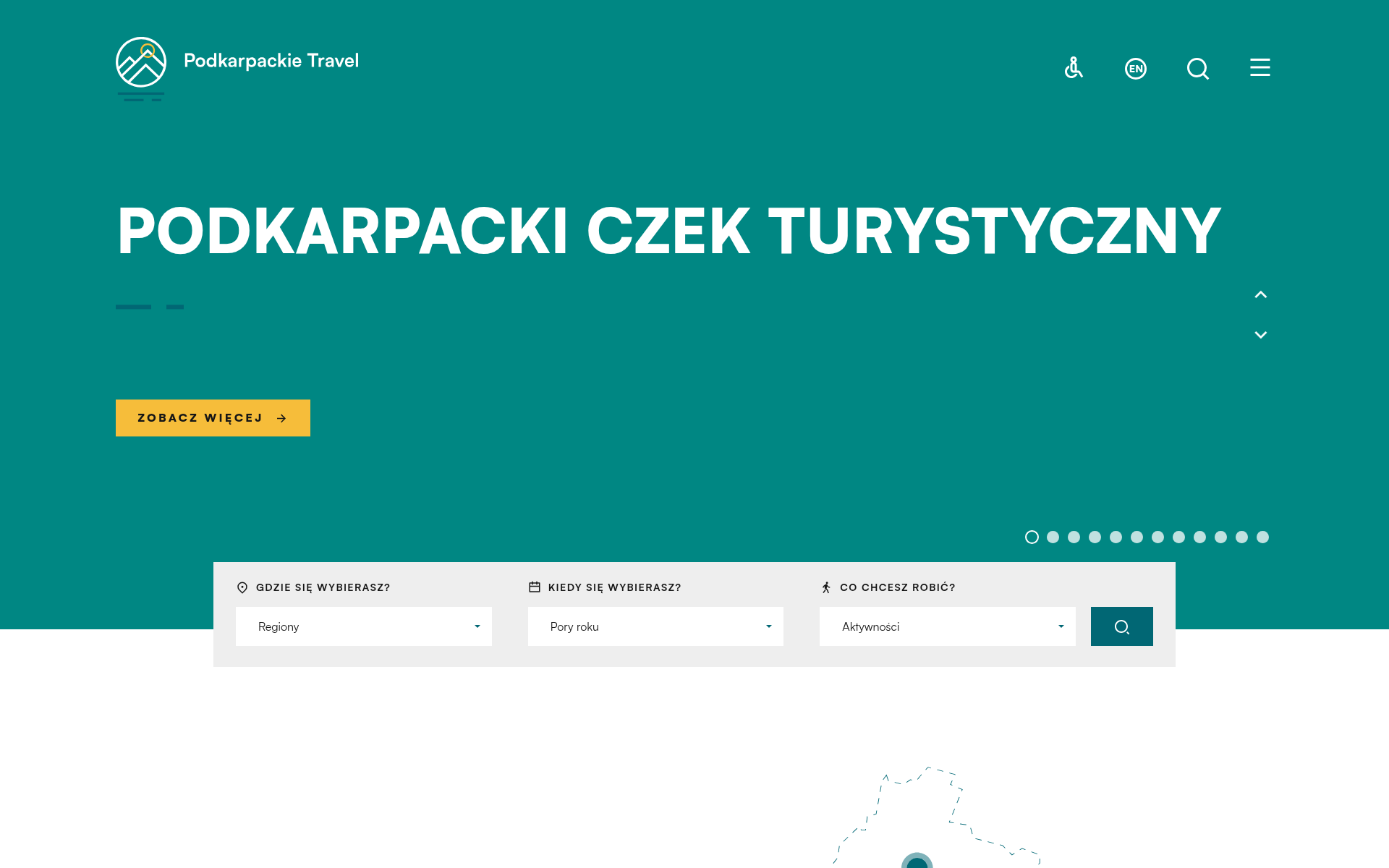 Screenshot of podkarpackie.travel