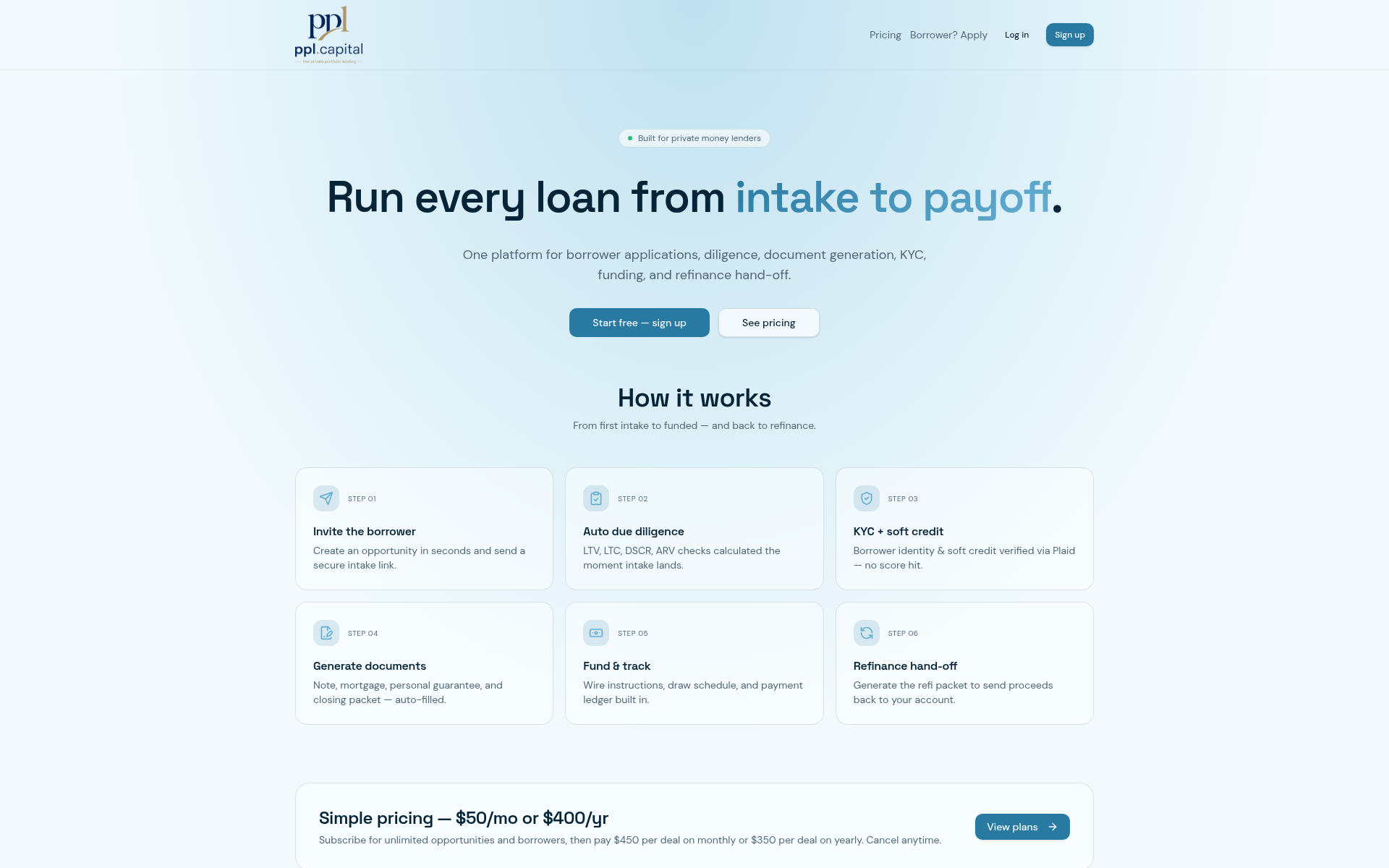 Screenshot of ppl.capital