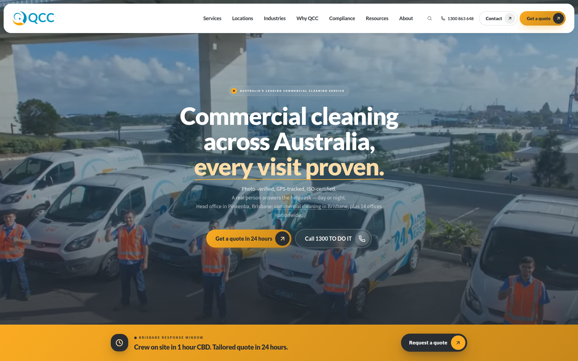 Screenshot of qcc.cleaning