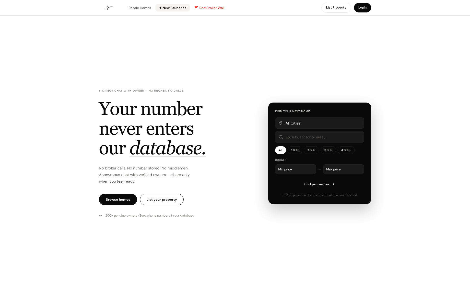 Screenshot of resale.center