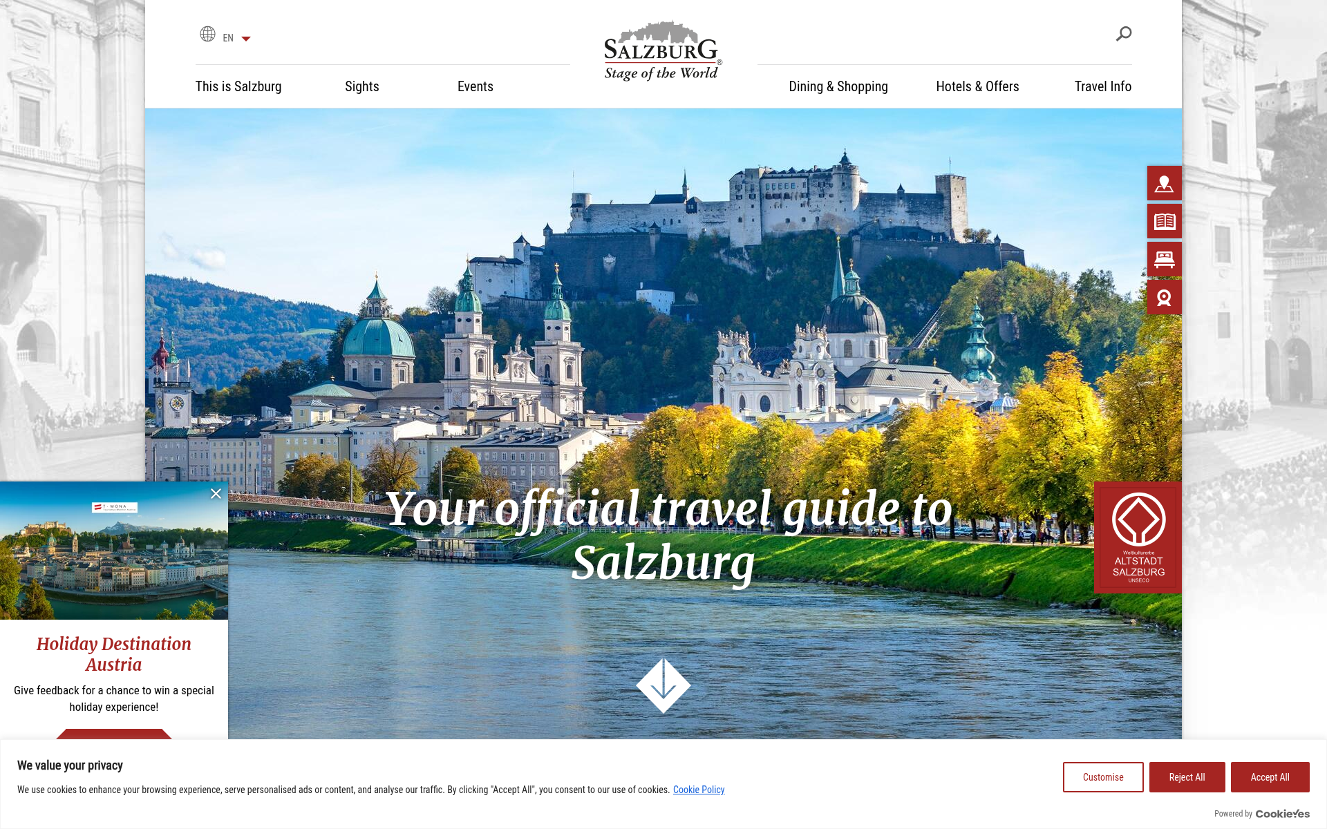 Screenshot of salzburg.info