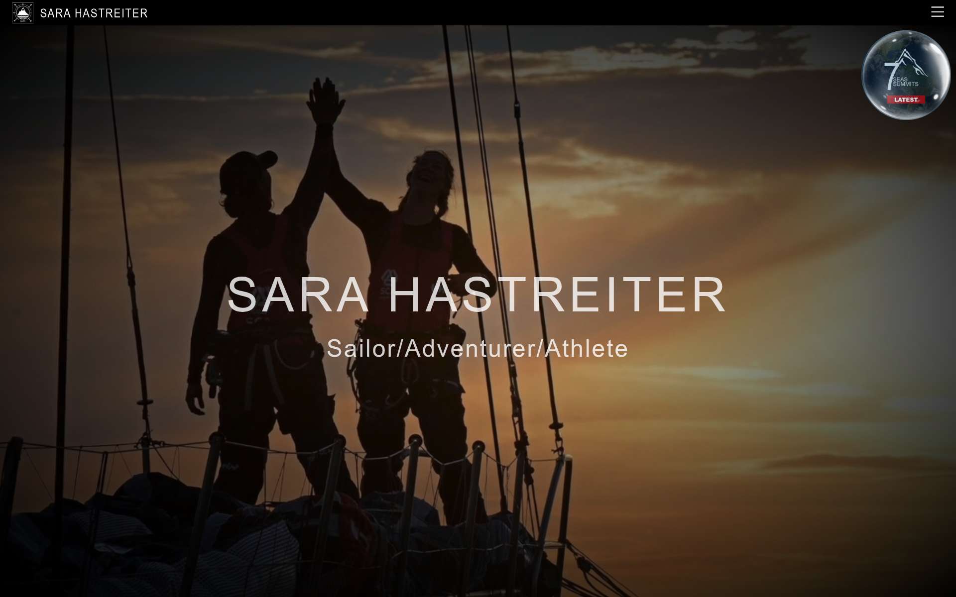 Screenshot of sara.blue