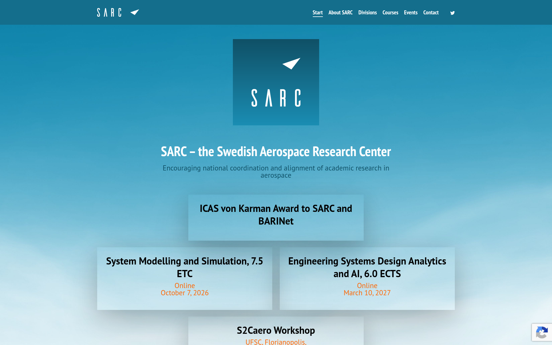 Screenshot of sarc.center